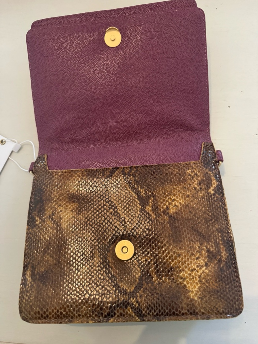 New Hammitt Jeffrey-Mendocino 2 tone/2 handle Purse - Picture 6 of 13